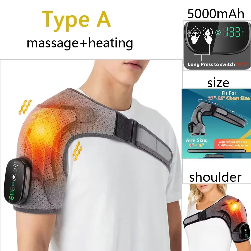 3 in 1 Vibration & Heating Shoulder Massager