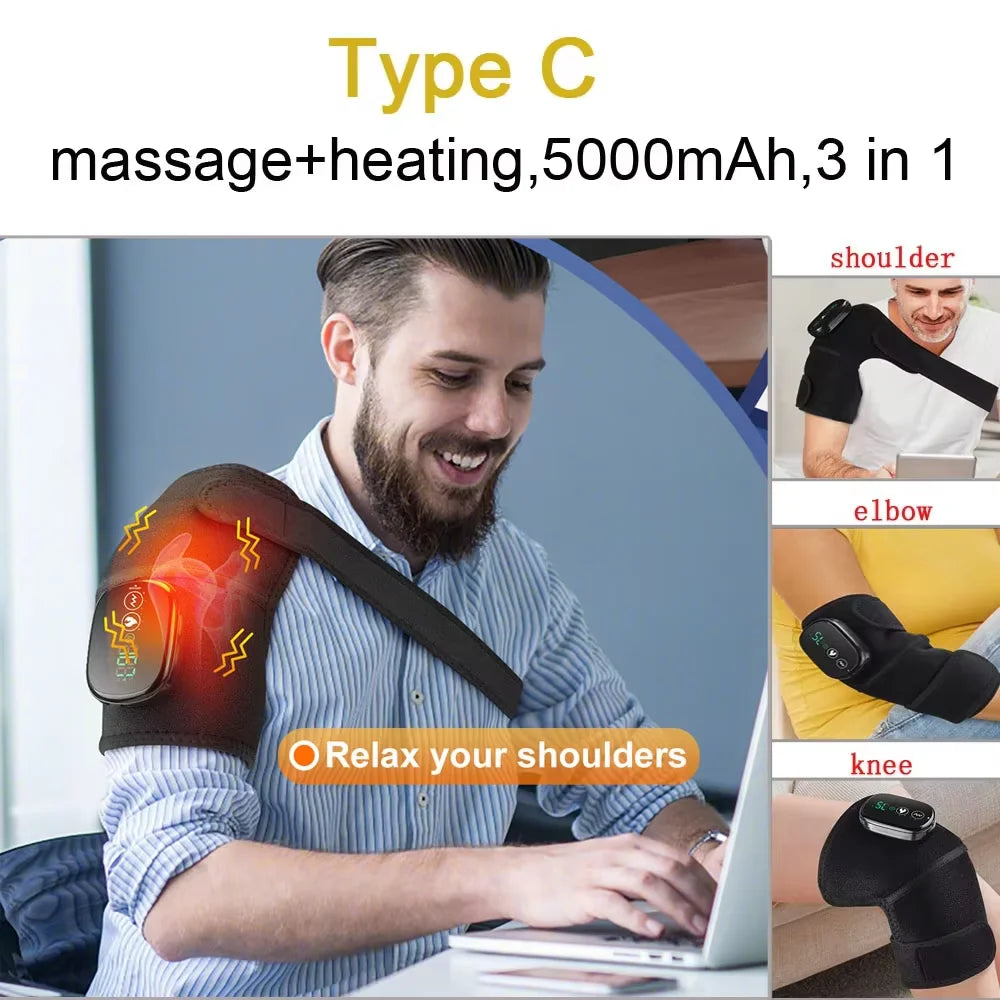 3 in 1 Vibration & Heating Shoulder Massager