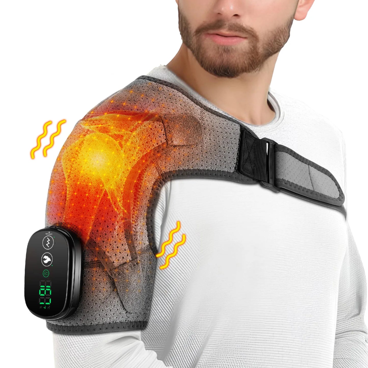 3 in 1 Vibration & Heating Shoulder Massager